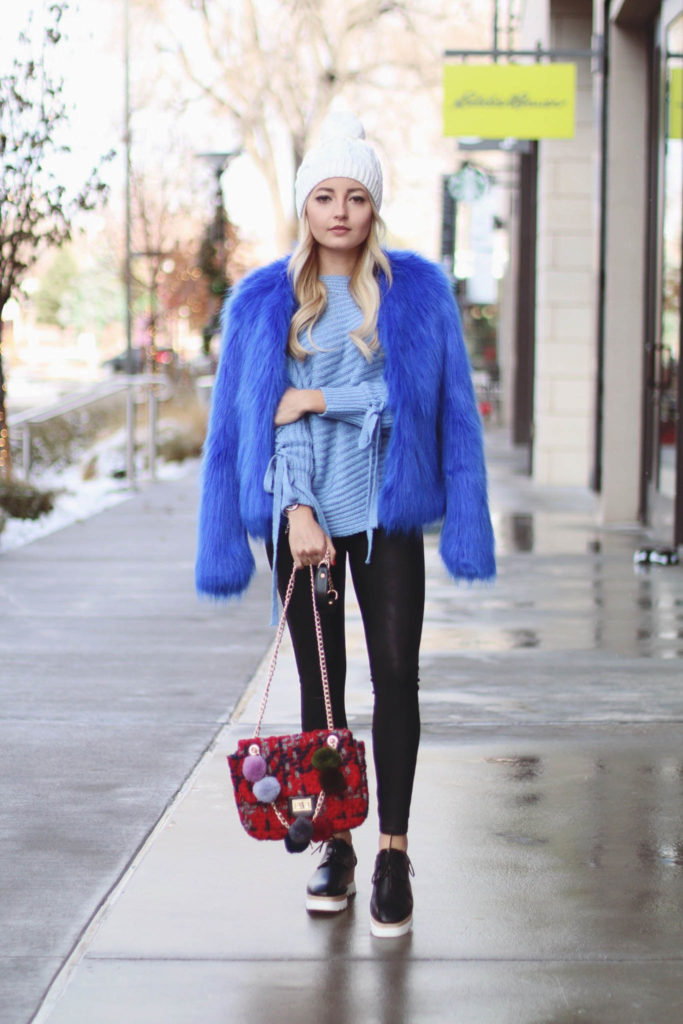 Alena Gidenko of modaprints.com shares how to wear blue on blue