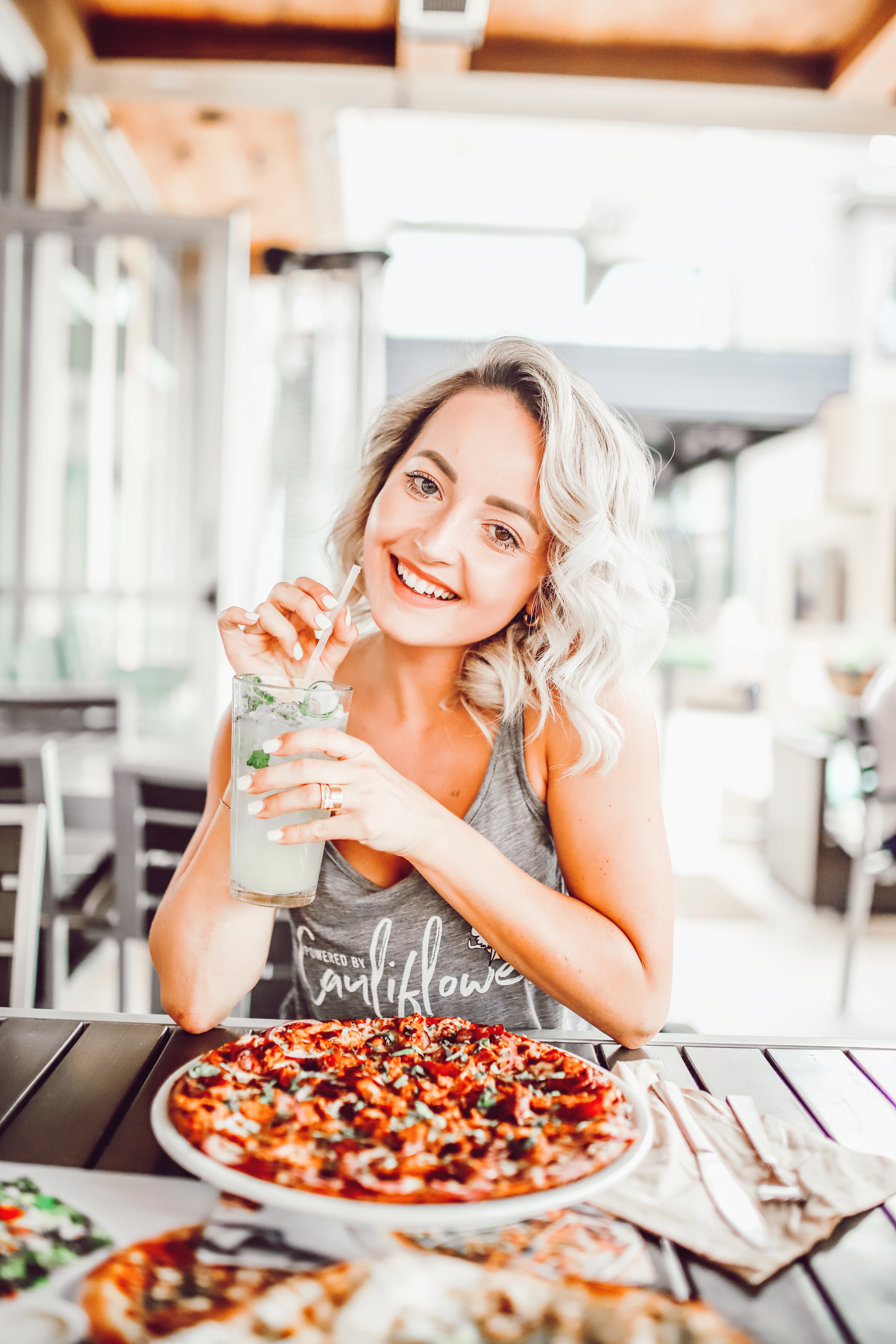 Alena Gidenko of modaprints.com shares her experience eating the new Cauliflower pizza crust