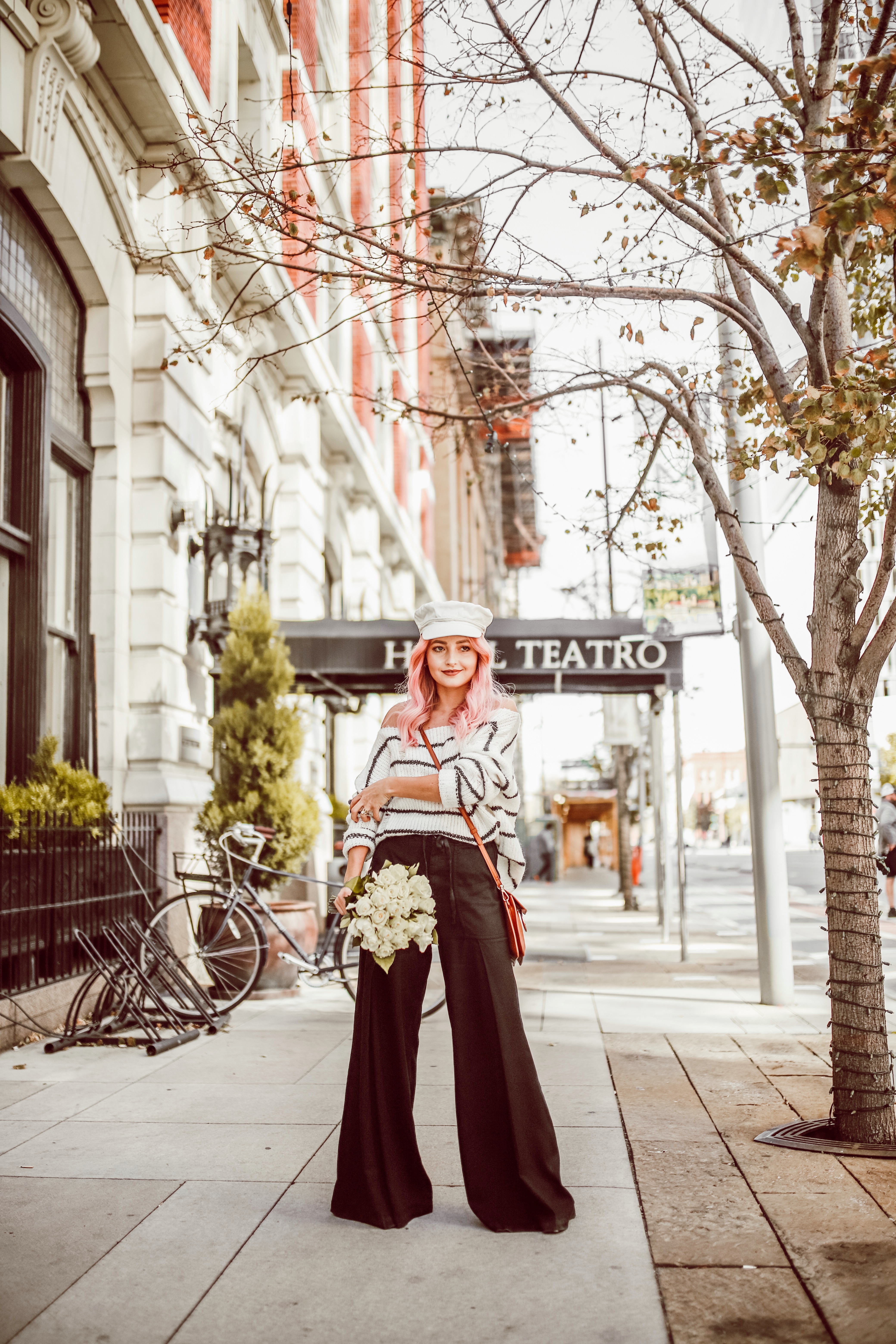 Alena Gidenko of modaprints.com shares hot to style flared pants for Fall 